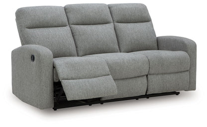Gauntlet - Reclining Sofa - Sterling