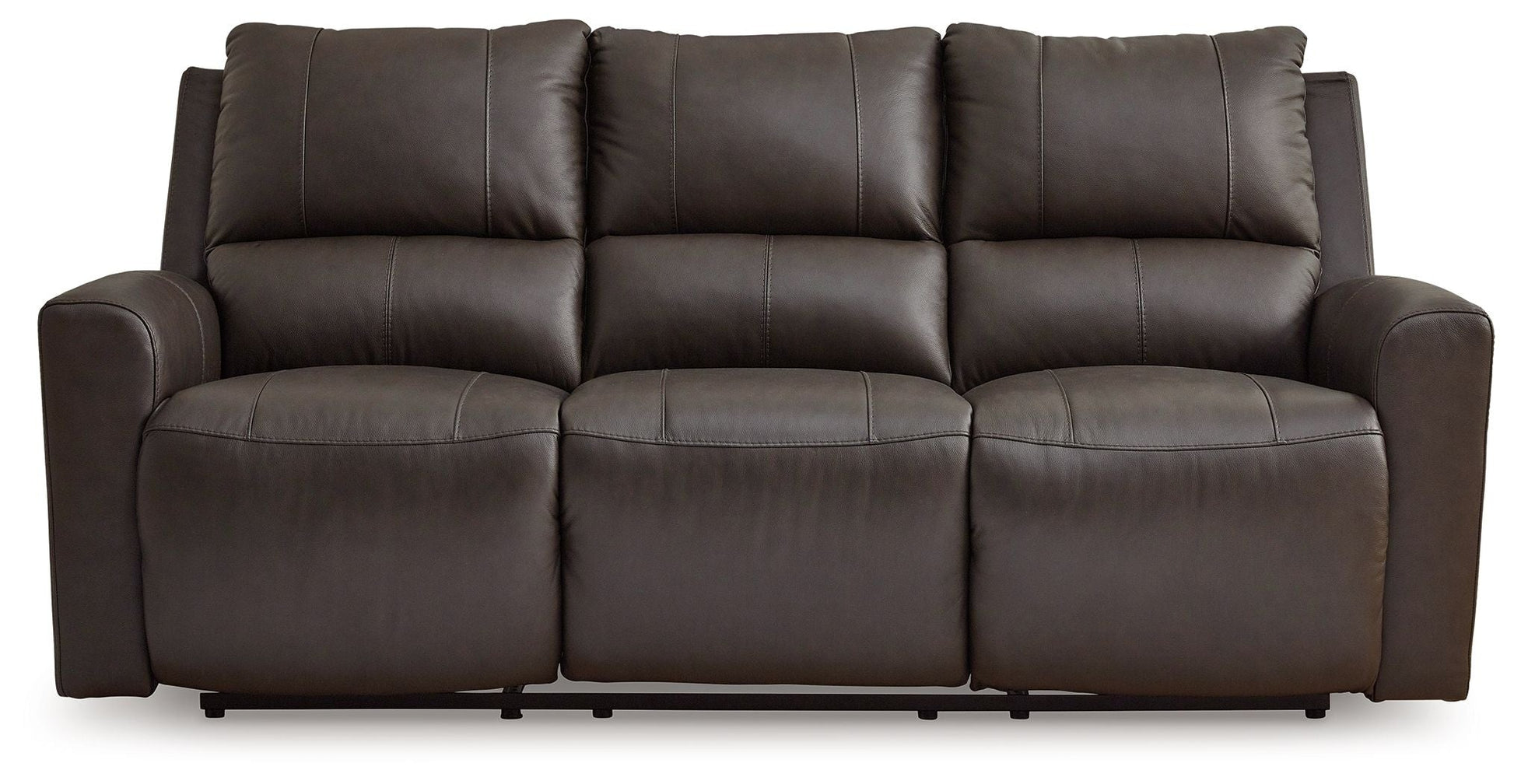 Modern Leather Match Sofa