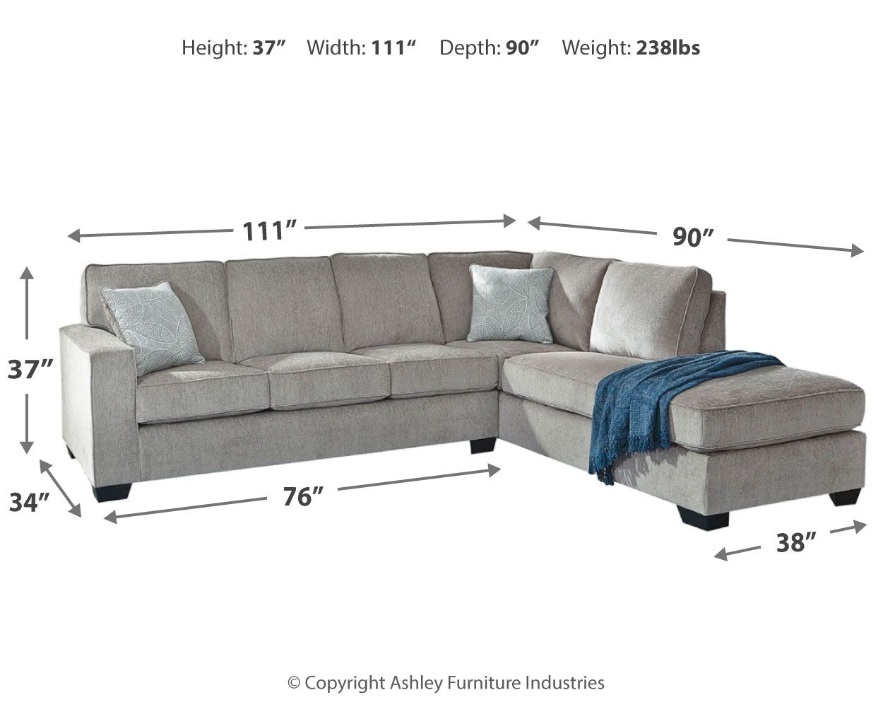 Altari Sleeper Sectional