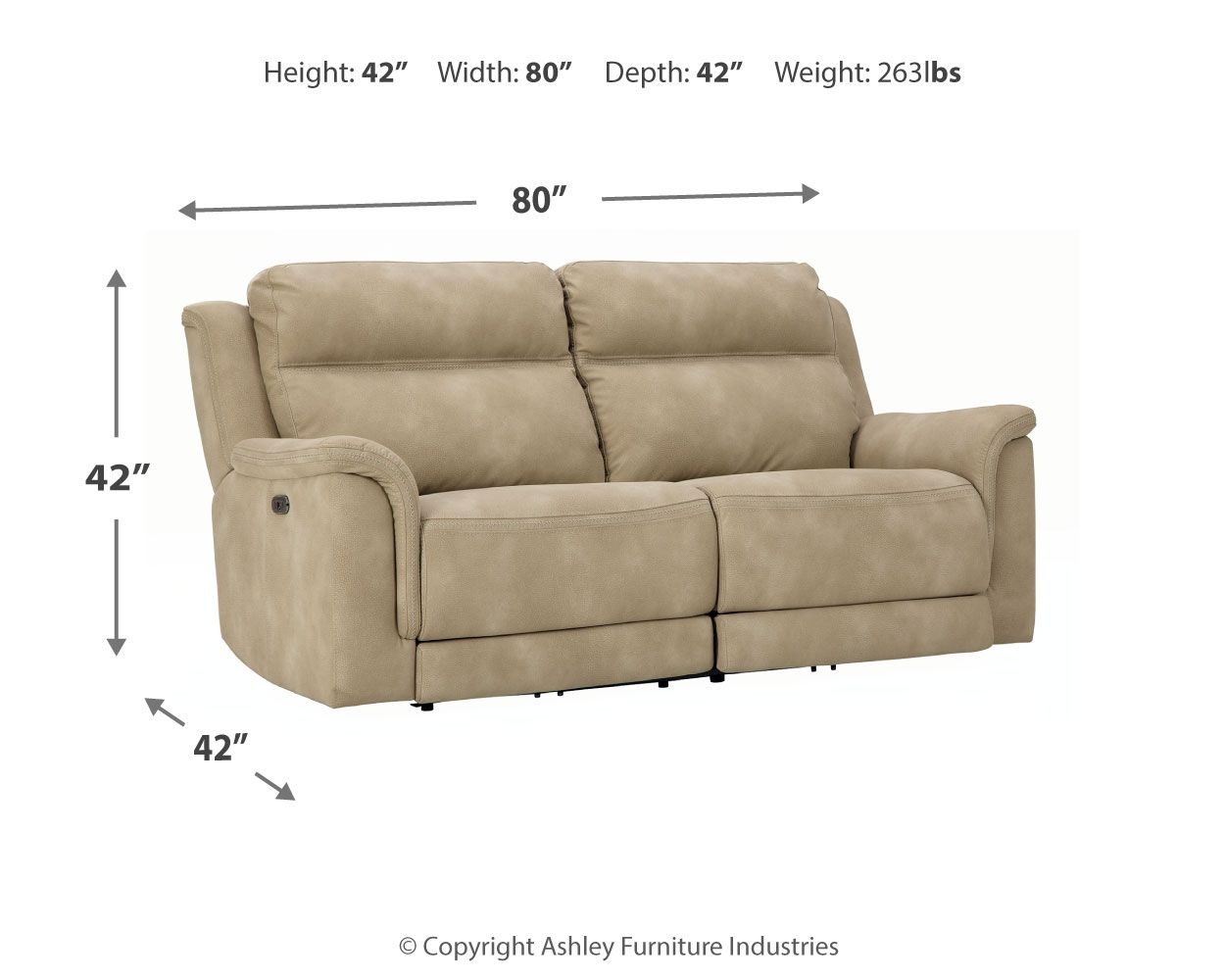 Modern Microfiber Sofa