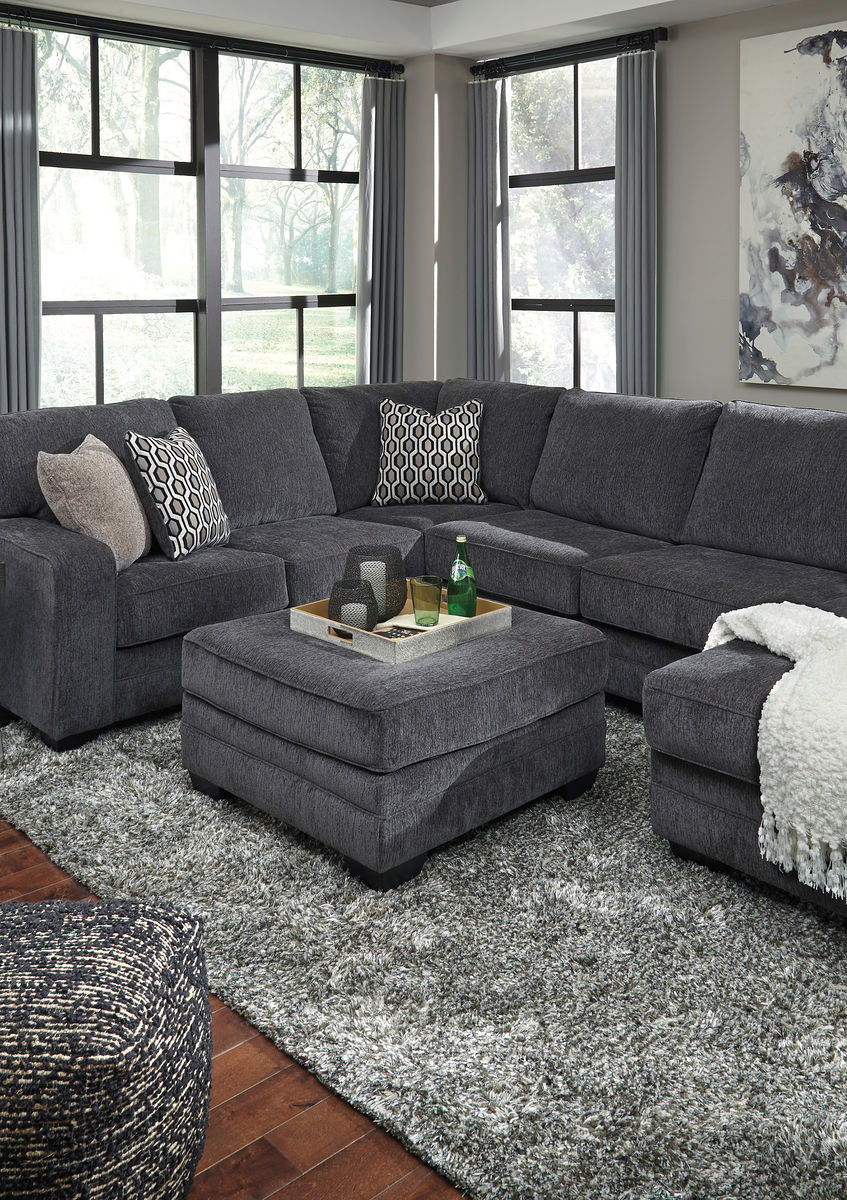 Modern Fabric 4 Piece Living Room Sets