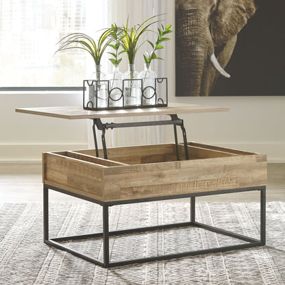Gerdanet Natural - Lift Top Cocktail Table