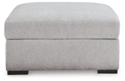 Gabyleigh - Ottoman With Storage - Nickel