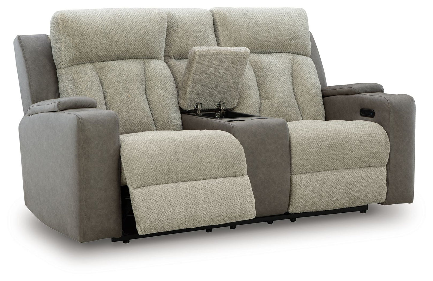 Modern Fabric Loveseat