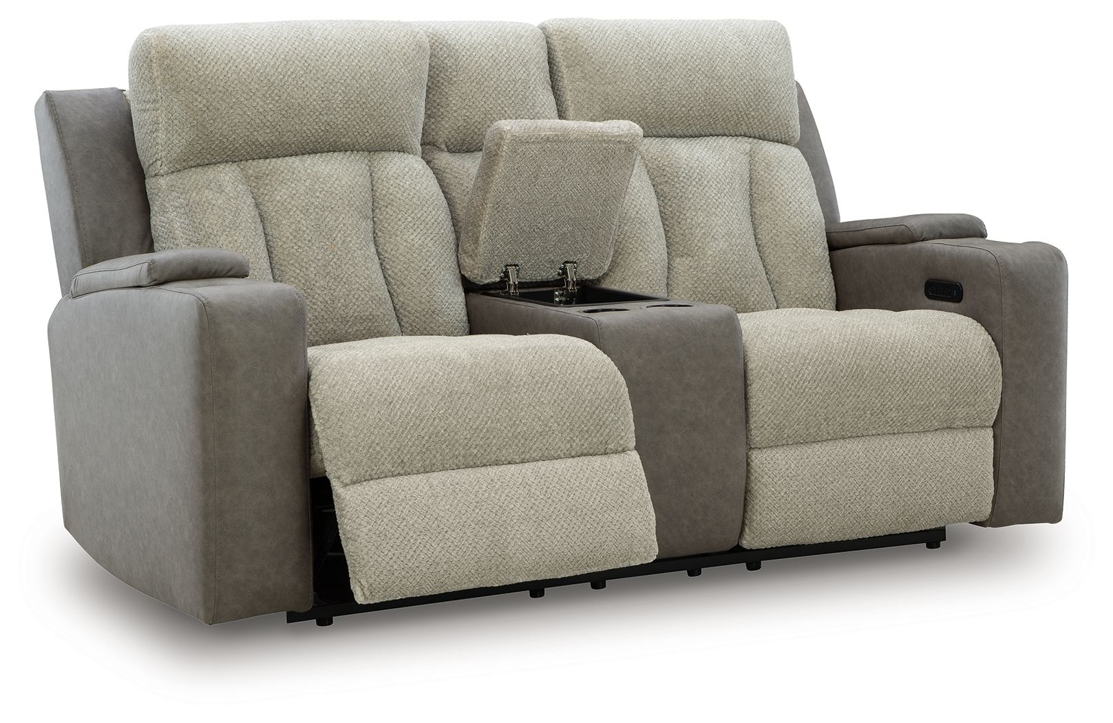 Modern Fabric Loveseat