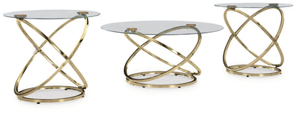Crimonti - Occasional Table Set (Set of 3) - Champagne
