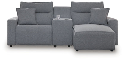 Modmax II - Reclining Sectional - Salt And Pepper