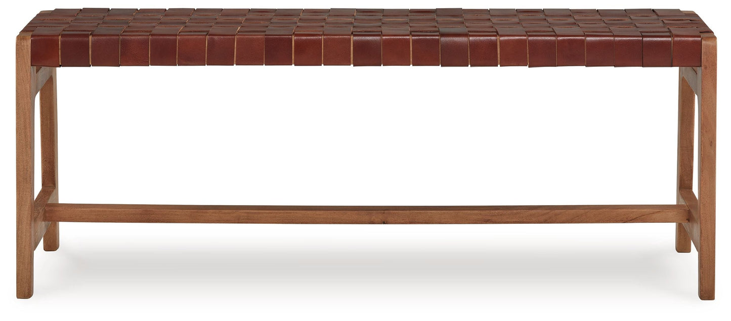 Lemmund - Accent Bench - Natural / Brown