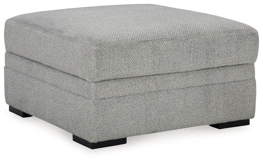 Casselbury - Ottoman With Storage - Cement
