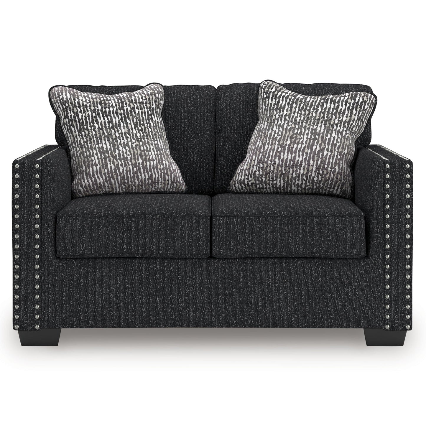Jasmine Peaks - Loveseat - Coal