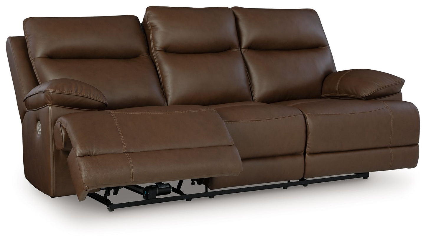 Vonryan - Tobacco - Power Reclining Sofa
