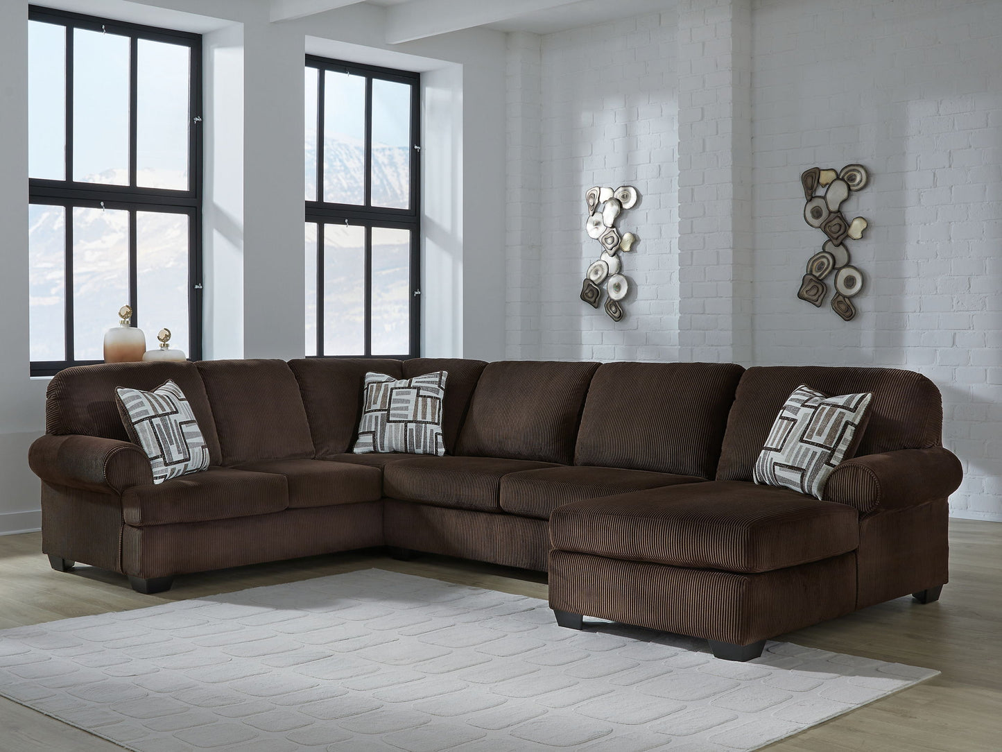 Kimlee Chocolate Sectional