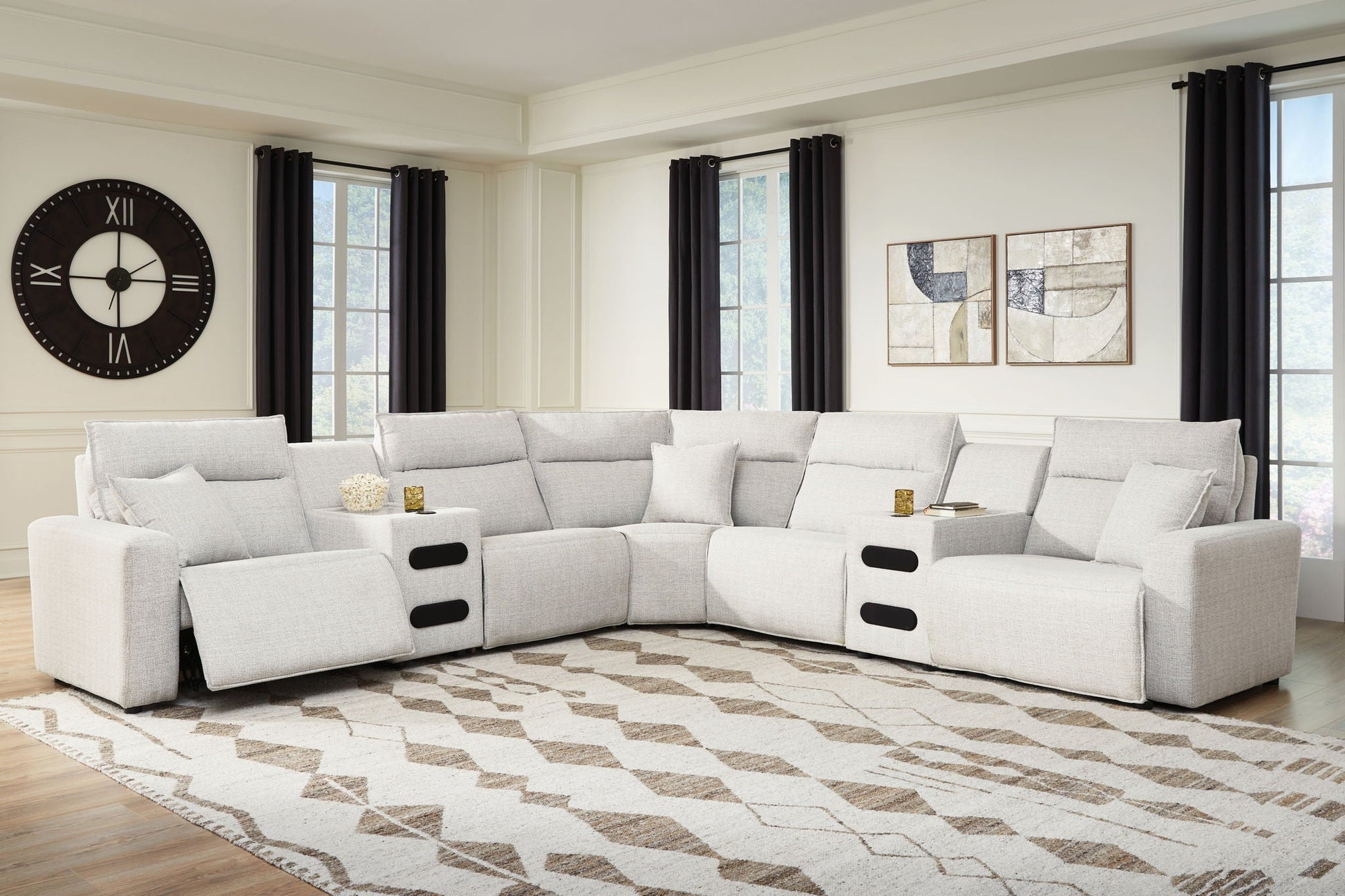 Modern Fabric Sectional