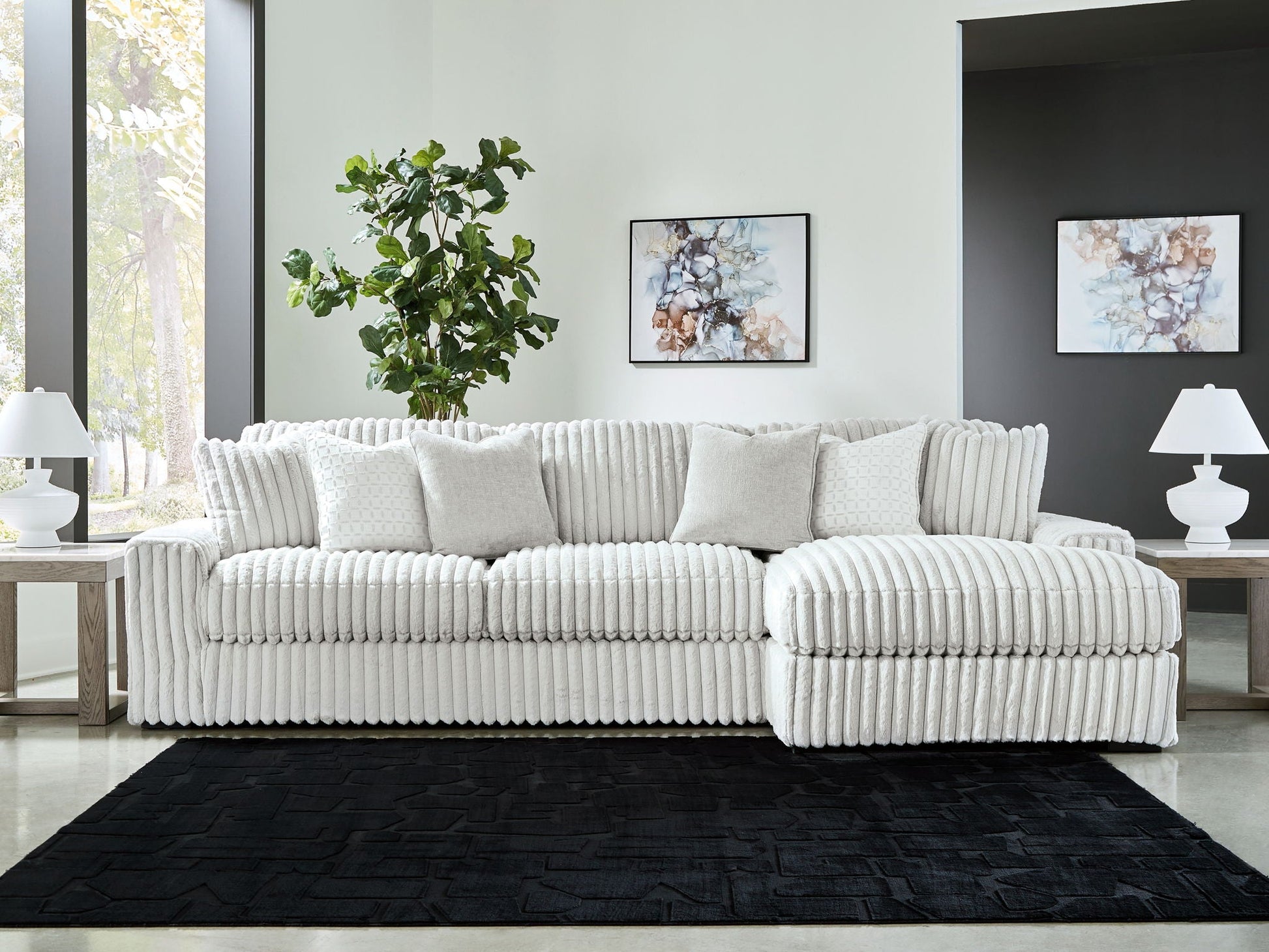 Modern Fabric Sectional
