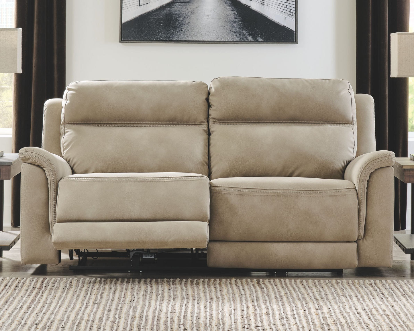 Modern Microfiber Sofa