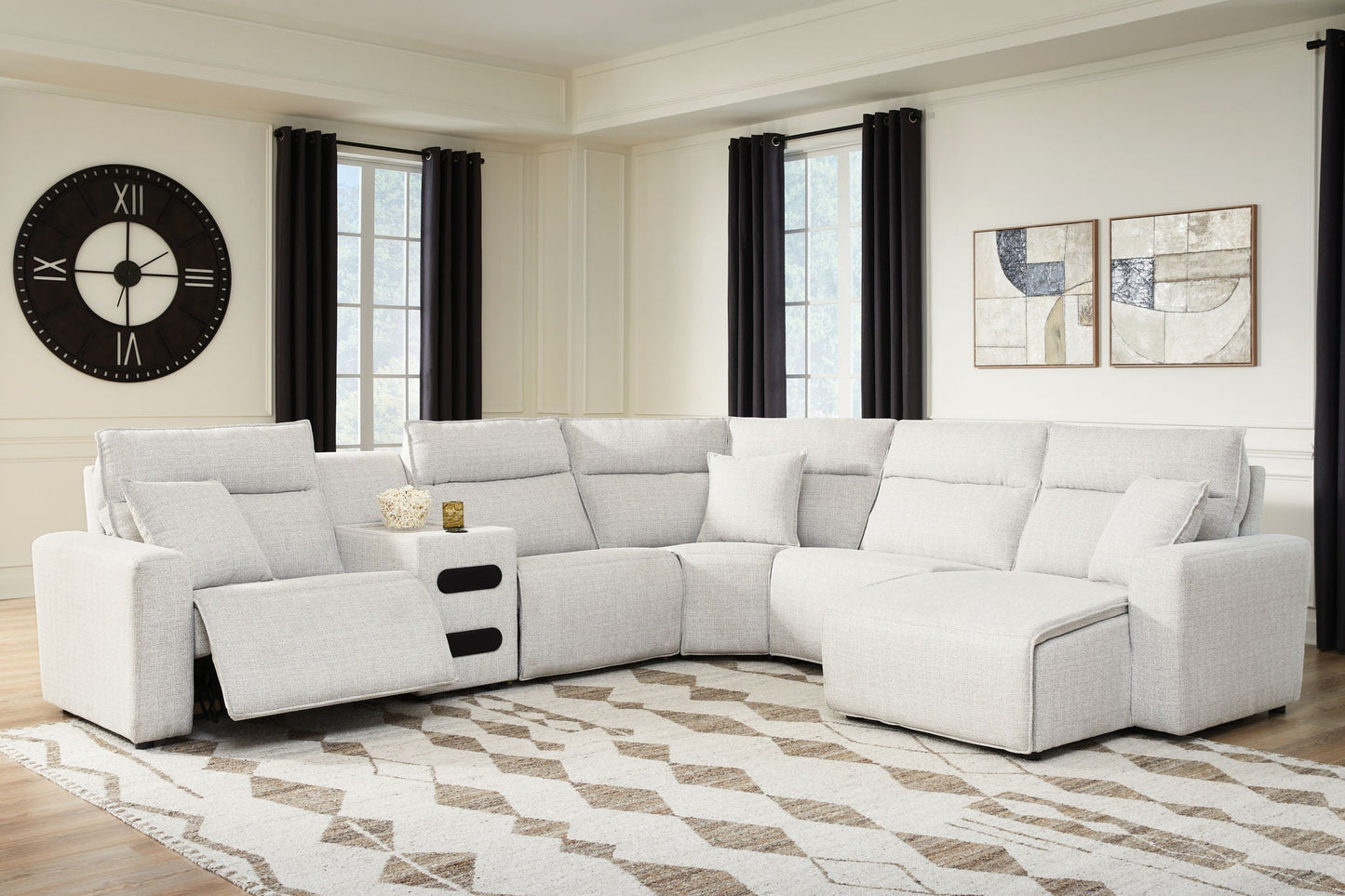 Modern Fabric Sectional