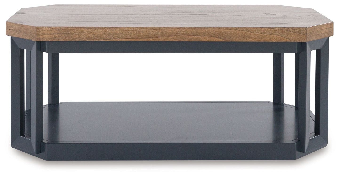 Landocken Brown / Blue - Occasional Table Set (Set of 3)