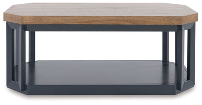 Landocken Brown / Blue - Occasional Table Set (Set of 3)