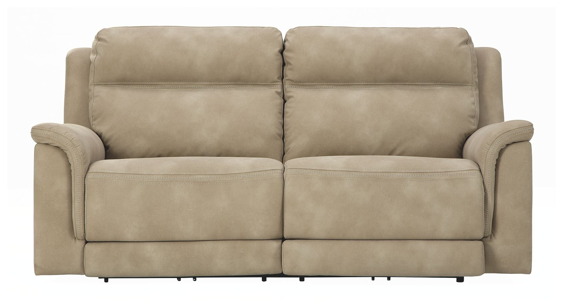 Modern Microfiber Sofa - Slate