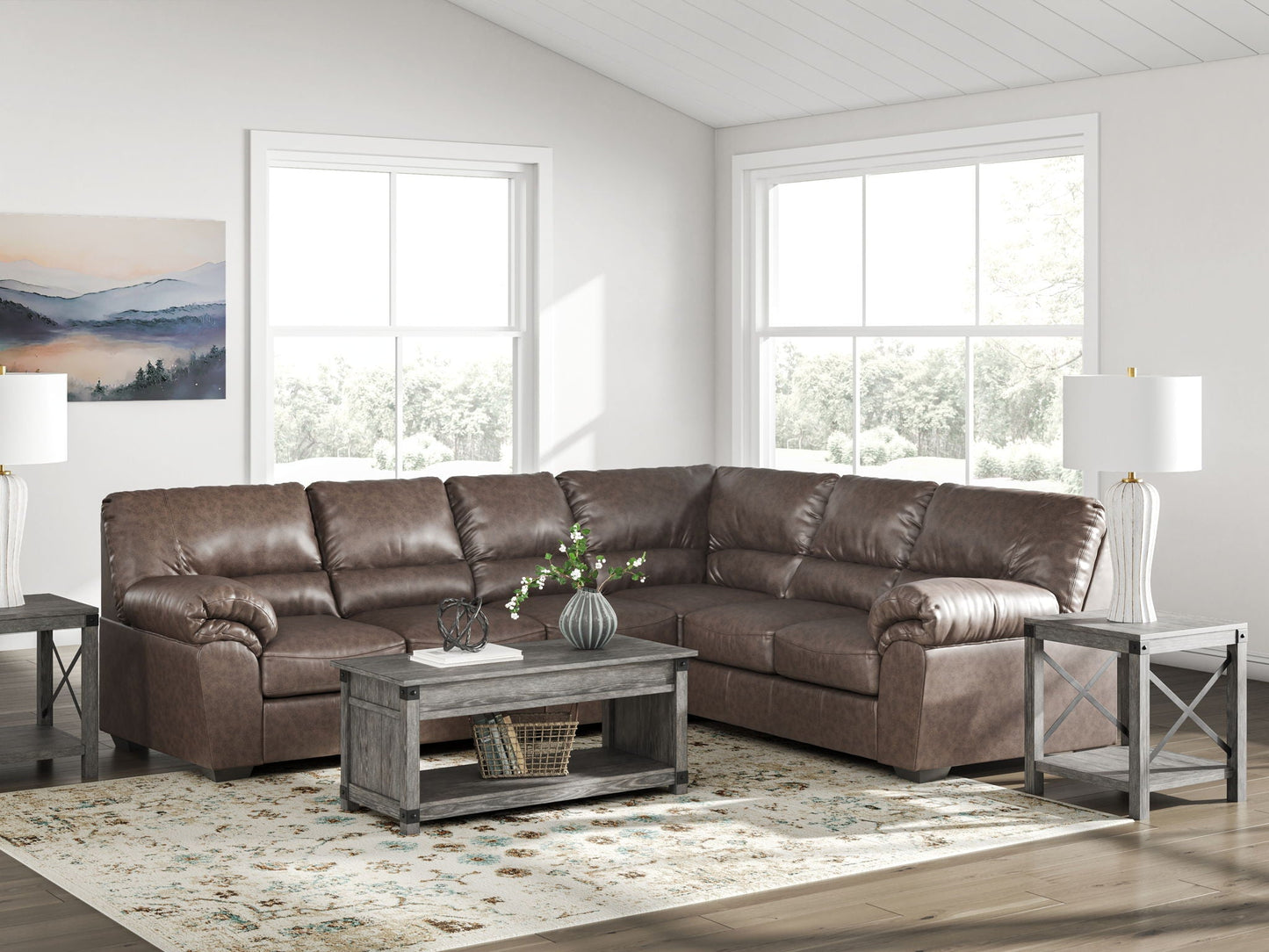 WillowBend Umber Sectional