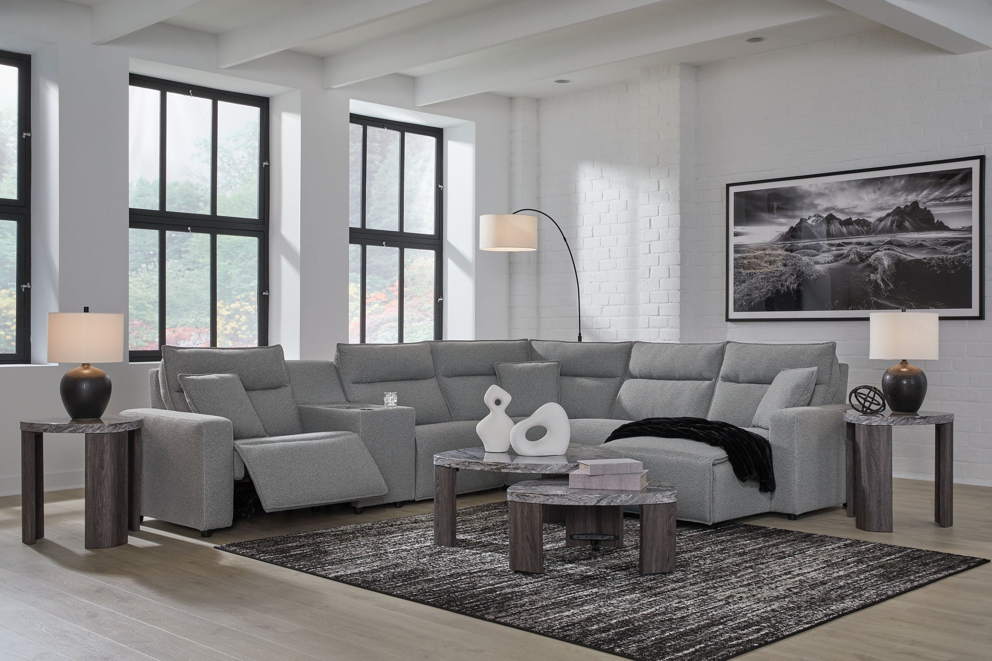 Modern Fabric Sectional