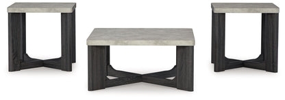 Sharstorm - Occasional Table Set (Set of 3) - Two-tone Gray