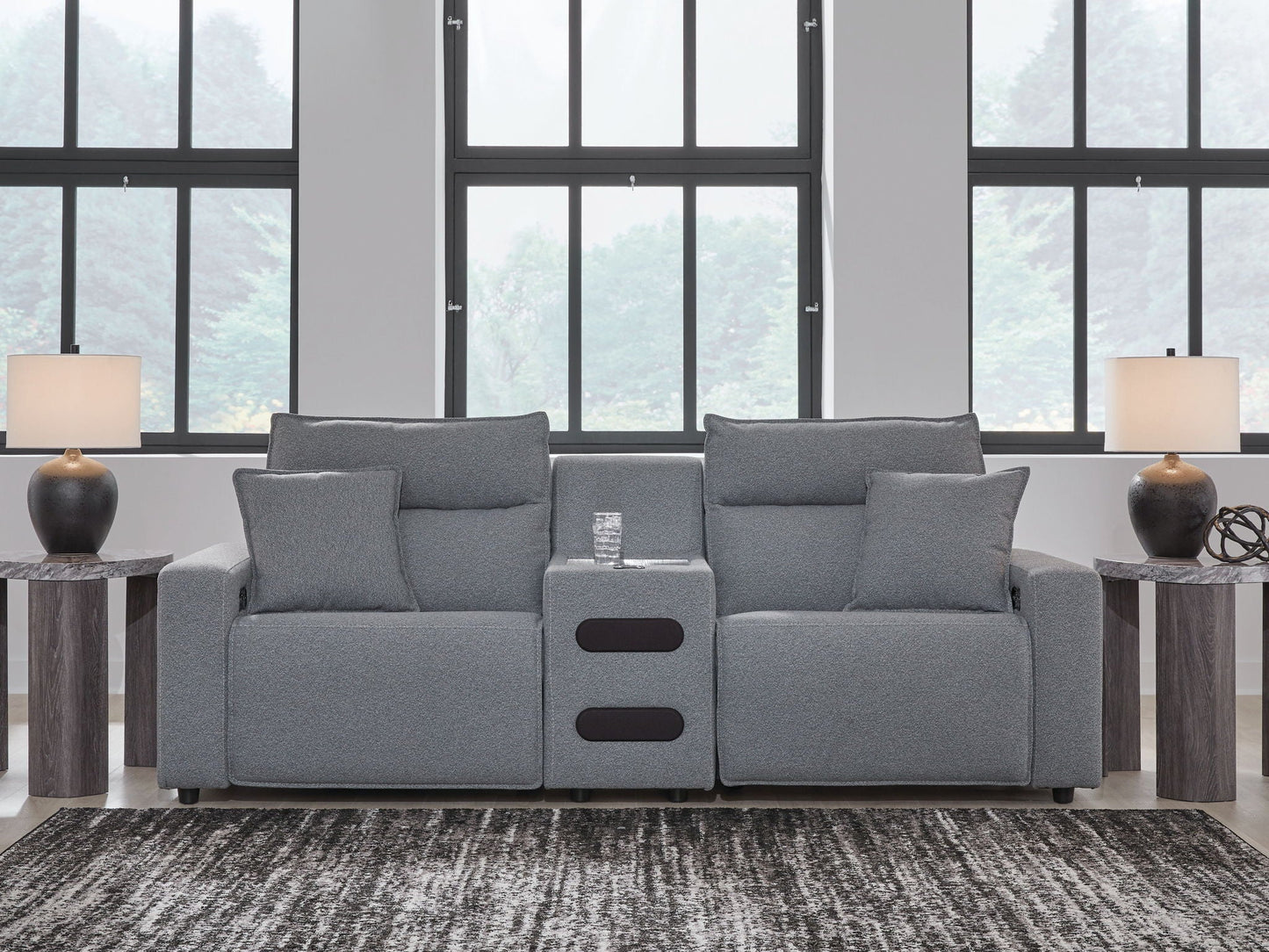 Modmax II - Reclining Sectional - Salt And Pepper