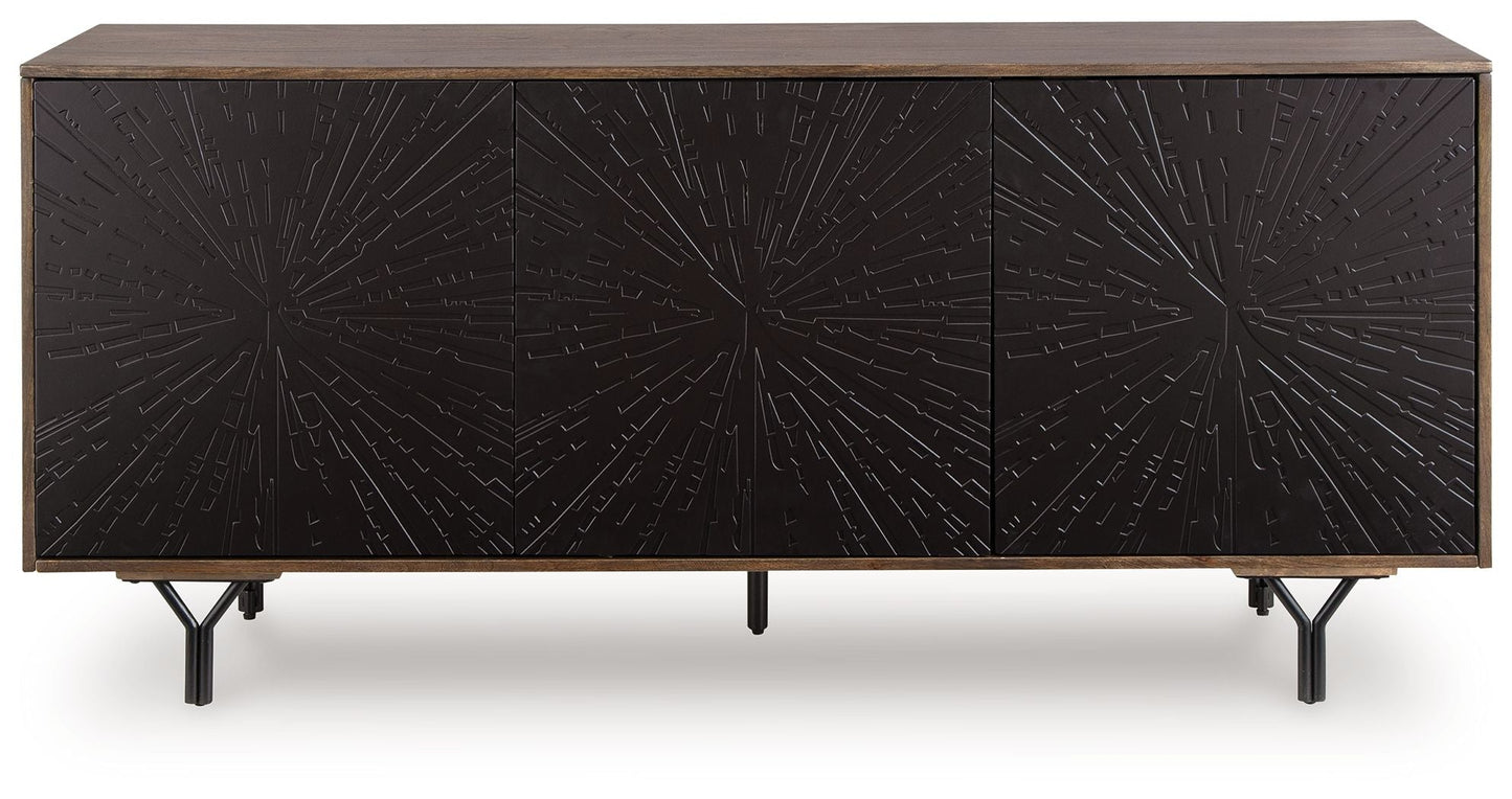 Lavinmont - Accent Cabinet - Multi Brown