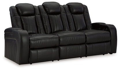 Black Storage Reclining Sofa And Loveseat - view 5