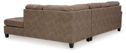 Fossil Faux Leather Upholstered Queen Sleeper Sectionals - view 10